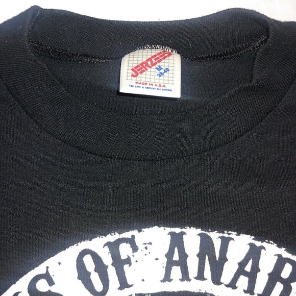 Sons Of Anarchy California M T Shirt Vintage Jerzees USA Black Grim Reaper - Picture 3 of 10